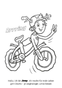 Buchcover und Innenansicht für das Buch: SUPERBIKES Der große Malblock