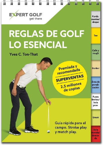 Buchcover und Innenansicht für das Buch: Reglas de golf, lo esencial 2023-2027
