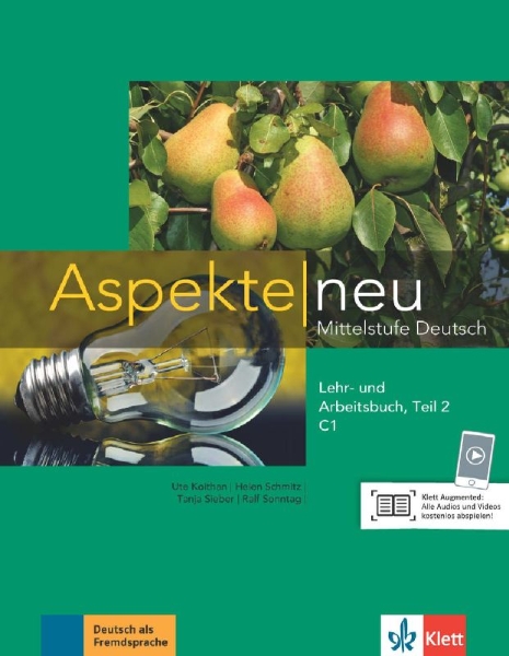 Buchcover und Innenansicht für das Buch: Aspekte neu C1. Lehr- und Arbeitsbuch Teil 2