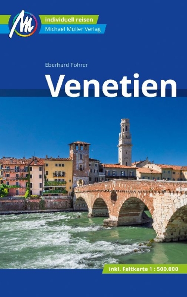 Buchcover und Innenansicht für das Buch: Venetien Reiseführer Michael Müller Verlag