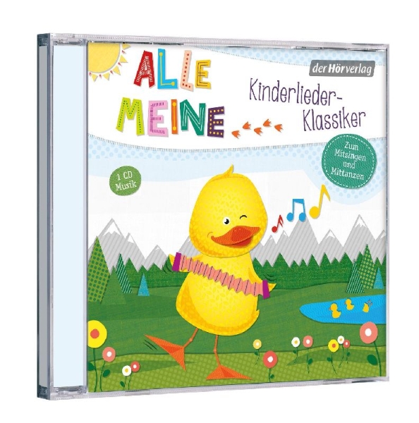 Buchcover und Innenansicht für das Buch: Alle meine Kinderlieder-Klassiker