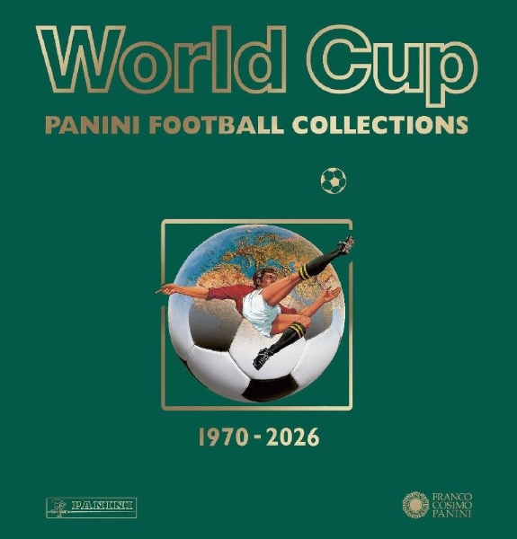 Buchcover und Innenansicht für das Buch: World Cup Panini Football Collections 1970-2026
