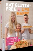 Buchcover und Innenansicht für das Buch: Eat gluten-free, live happy