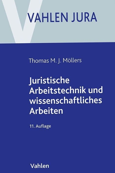Buchcover und Innenansicht für das Buch: Juristische Arbeitstechnik und wissenschaftliches Arbeiten