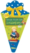 Buchcover und Innenansicht für das Buch: Schlau für die Schule: Lustige Rätsel zum Schulanfang (Schultüte blau)