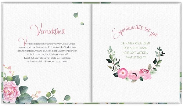 Buchcover und Innenansicht für das Buch: Unsere Liebe ist ...