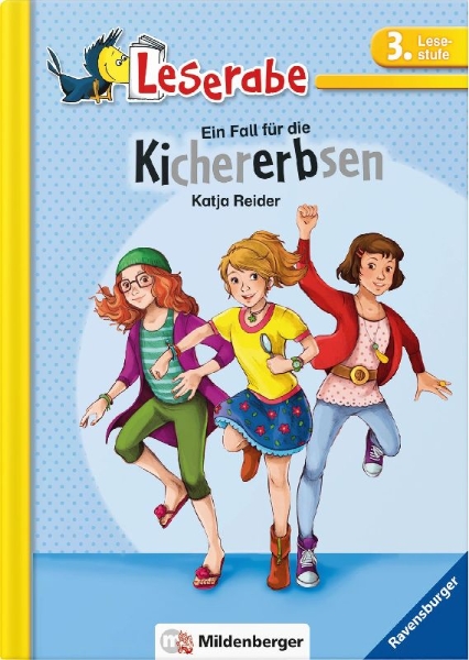 Buchcover und Innenansicht für das Buch: Leserabe - Ein Fall für die Kichererbsen