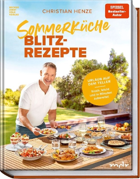 Buchcover und Innenansicht für das Buch: Sommerküche Blitzrezepte