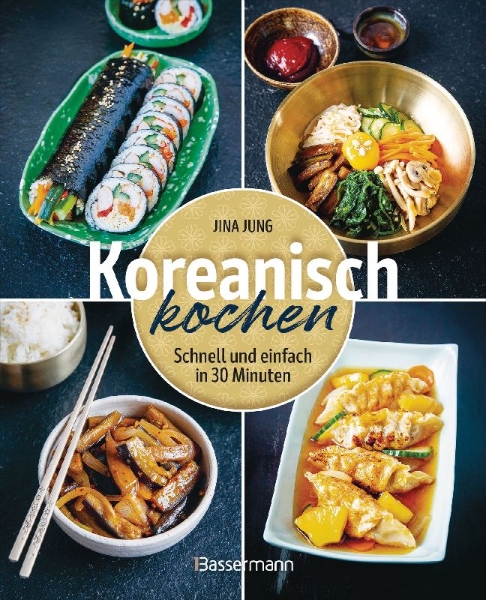 Buchcover und Innenansicht für das Buch: Koreanisch kochen