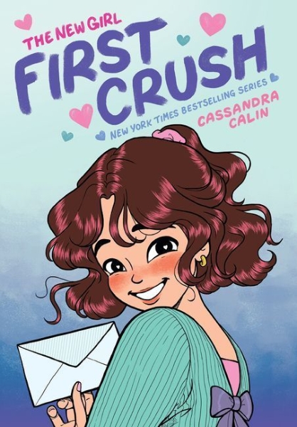 Buchcover und Innenansicht für das Buch: The New Girl: First Crush: A Graphic Novel (the New Girl #2)