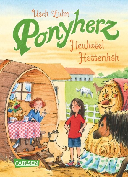 Buchcover und Innenansicht für das Buch: Ponyherz 08: Heuhotel Hottenhöh