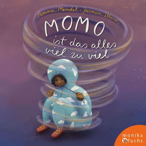 Buchcover und Innenansicht für das Buch: Momo ist das alles viel zu viel