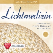 Buchcover und Innenansicht für das Buch: LICHTMEDIZIN EXTRA LANG [Jetzt mit 11 Minuten Bonus 528 Hertz DNA-Regeneration!]