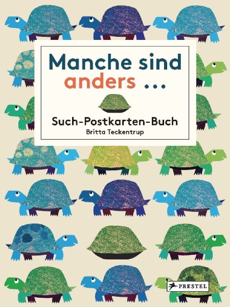 Buchcover und Innenansicht für das Buch: Odd One Out. Postcard Book