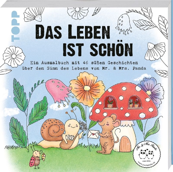 Buchcover und Innenansicht für das Buch: Das Leben ist schön!
