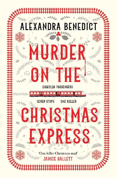 Buchcover und Innenansicht für das Buch: Murder On The Christmas Express