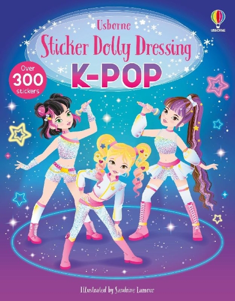 Buchcover und Innenansicht für das Buch: Sticker Dolly Dressing K-POP