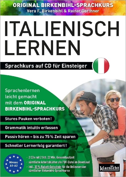 Buchcover und Innenansicht für das Buch: Italienisch lernen für Einsteiger 1+2 (ORIGINAL BIRKENBIHL)