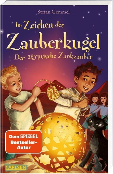 Buchcover und Innenansicht für das Buch: Im Zeichen der Zauberkugel 3: Der ägyptische Zankzauber