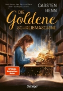 Buchcover und Innenansicht für das Buch: Die Goldene Schreibmaschine