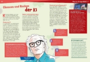 Buchcover und Innenansicht für das Buch: WAS IST WAS Naturwissenschaften easy! Schlau, schlauer, KI? Künstliche Intelligenz erleben