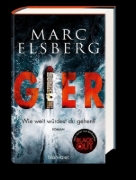 Buchcover und Innenansicht für das Buch: GIER - Wie weit würdest du gehen?