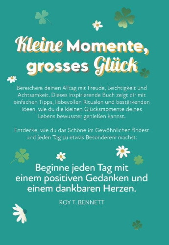 Buchcover und Innenansicht für das Buch: Liebe dein Leben