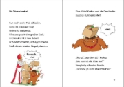 Buchcover und Innenansicht für das Buch: Leselöwen-Adventskalender für Erstleser