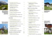 Buchcover und Innenansicht für das Buch: Das große Hüttenwanderbuch