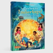 Buchcover und Innenansicht für das Buch: Im Zeichen der Zauberkugel 10: Das Rätsel von Atlantis