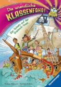 Buchcover und Innenansicht für das Buch: Die unendliche Klassenfahrt - Der Schatz auf der Dreizack-Insel