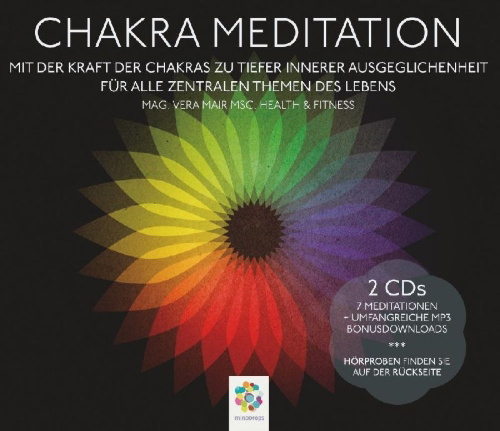 Buchcover und Innenansicht für das Buch: CHAKRA MEDITATION