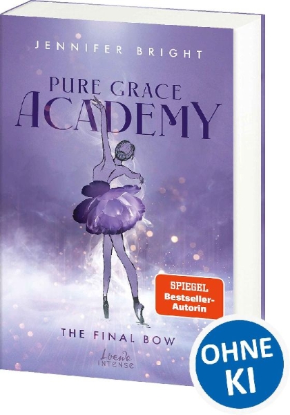 Buchcover und Innenansicht für das Buch: Pure Grace Academy (Band 1) - The Final Bow