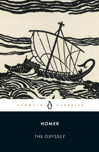 Buchcover und Innenansicht für das Buch: The Odyssey