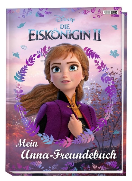 Buchcover und Innenansicht für das Buch: Disney Die Eiskönigin 2: Mein Anna-Freundebuch