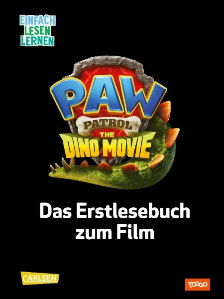 Buchcover und Innenansicht für das Buch: PAW Patrol - The Dino Movie Die Fellfreunde: Dino in Not