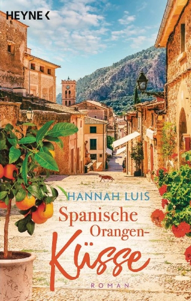 Buchcover und Innenansicht für das Buch: Spanische Orangenküsse