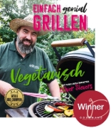 Buchcover und Innenansicht für das Buch: Einfach genial grillen - Vegetarisch
