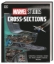 Buchcover und Innenansicht für das Buch: Marvel Studios Cross-Sections