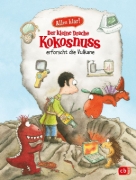 Buchcover und Innenansicht für das Buch: Alles klar! Der kleine Drache Kokosnuss erforscht die Vulkane