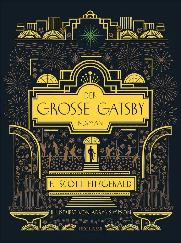 Buchcover und Innenansicht für das Buch: Der große Gatsby