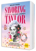 Buchcover und Innenansicht für das Buch: Savoring Taylor: A Swiftie's Culinary Journey