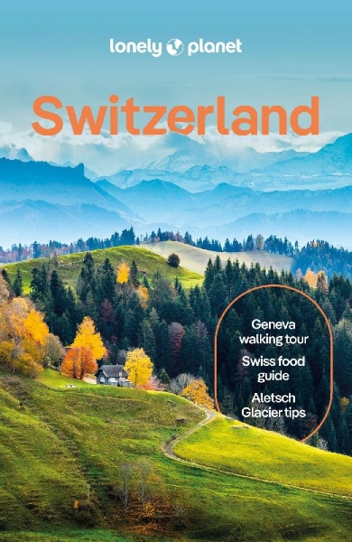 Buchcover und Innenansicht für das Buch: Lonely Planet Switzerland