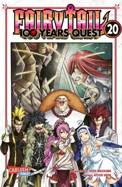 Buchcover und Innenansicht für das Buch: Fairy Tail: 100 Years Quest