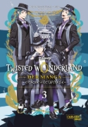 Buchcover und Innenansicht für das Buch: Twisted Wonderland: The Comic - Episode of Octavinelle