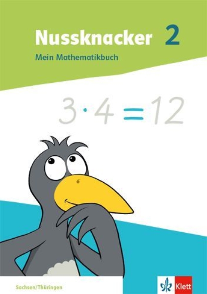 Buchcover und Innenansicht für das Buch: Nussknacker 2. Mein Mathematikbuch Klasse 2.  Ausgabe Sachsen und Thüringen