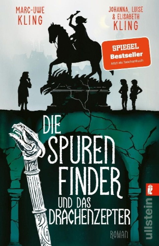 Buchcover und Innenansicht für das Buch: Die Spurenfinder und das Drachenzepter