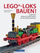 Buchcover und Innenansicht für das Buch: LEGO®-Loks bauen!