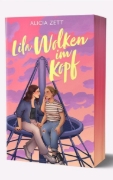 Buchcover und Innenansicht für das Buch: Lila Wolken im Kopf