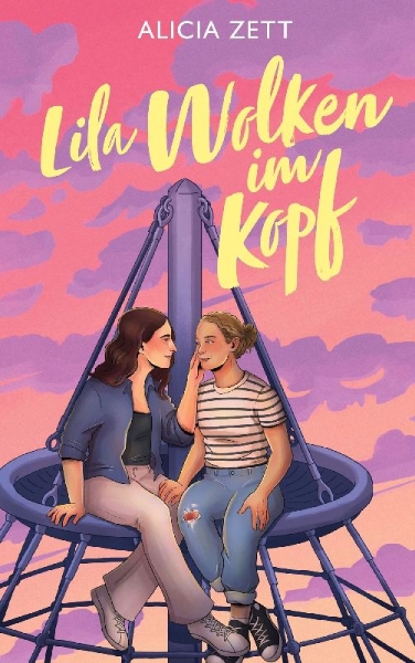 Buchcover und Innenansicht für das Buch: Lila Wolken im Kopf